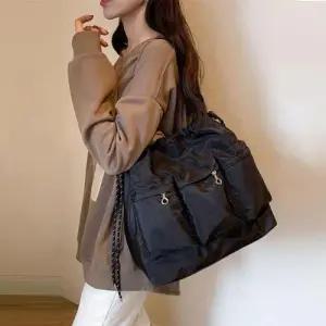 가을가방 전면 학원가방 블랙 데일리백 쇼퍼백 WFIL68L