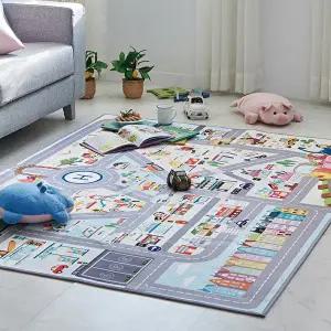 [모두의러그][모두의 러그] 아이방 유아 키즈 놀이방 러그 매트 거실 카페트 로드놀이 100x150