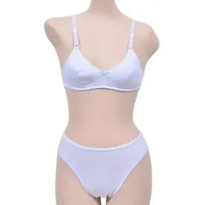 귀여운패턴 주니어 2단계 A컵 브라팬티세트 WFIPU6F