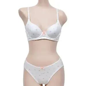 발랄한디자인패턴 주니어 B컵 브라팬티세트 WFIPU7D