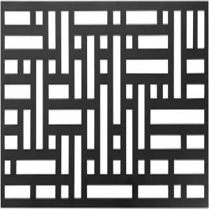 장식용 실외 칸막이 패널 독립형 경량 프라이버시 스크린 및 메탈 컷 파티오 펜스 홈 야드용 중공