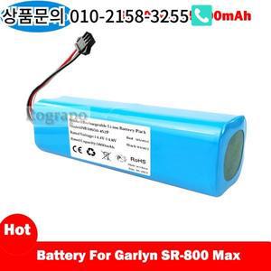 Garlyn SR-800 Max Pro 로봇 진공 청소기용 새 14.4V 5600mAh/6800mAh 배터리 SUN-INTE-279