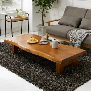 [마루엔개비] 자연림 넓은 통원목 테이블 130사이즈 좌탁