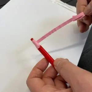 4개묶음 돌돌 빨간색연필 채점 학습지 학원 시험 감성