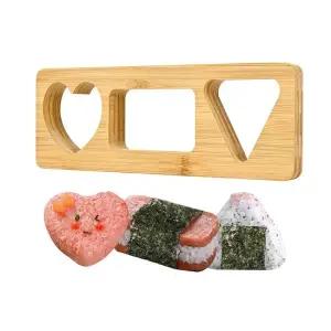 오니기리 삼각김밥틀 하트틀 직사각틀 3구 주먹밥틀 세트 Q409