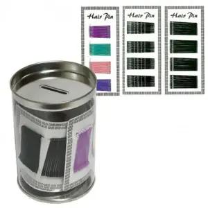 3종 156P 깡통악세서리 머리삔 판실핀 헤어핀 똑딱이
