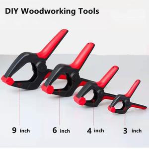 목공 스프링 클램프 플라스틱 나일론 클립 A 타입 홀딩 DIY 도구 3 인치 4 6/9 1-10 개