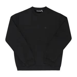 [아크네스튜디오] CI0187 BLACK (900) 페이스 로고 패치 공용 맨투맨