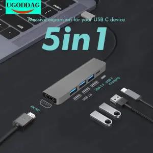 USB C 허브 4K HDMI 호환 C 타입 OTG 어댑터 USB 3.0 타입 PD 충전 맥북 호환 노트북 태블릿 호환