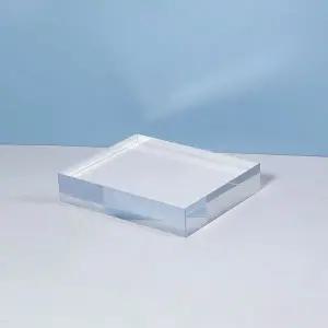 [하프클럽/]투명 아크릴 블록 장식용 큐브 직사각형 소품 보관함 데코큐브