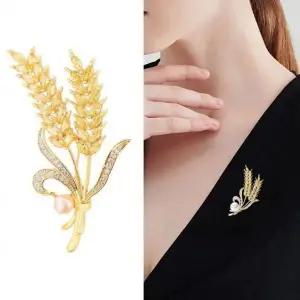 [하프클럽/]보리 골드 추천 브로치 패션 꾸안꾸 액세서리