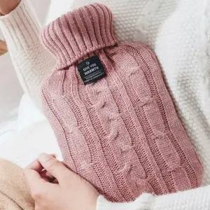 [큰손] 니트물주머니 난로 손난로 물주머니 겨울 방한