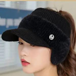 [F25V] 골프 겨울 니트캡 여성 귀마개 방한 모자 테니스