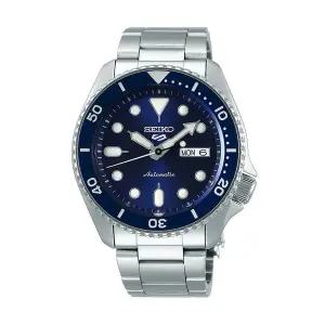 [세이코알바]세이코 남성 남자 블루 실버 오토매틱 메탈시계 SRPD51K1