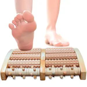 GGRO 원목 발지압기 안마기 지압판 나무발판 발안마기