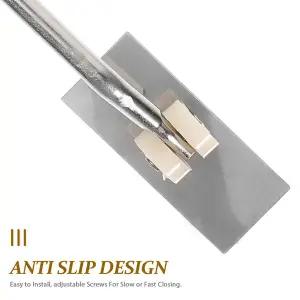 조정 가능 자동 도어 클로저 표면 장착형 스프링 장착형 등급 도어 클로저왼쪽 오른쪽 스윙용 포함 나사