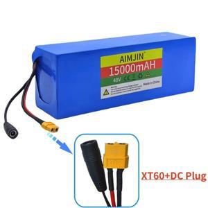 18650 Lithium Battery Pack13S4P 48V 15000mAh for Electric Scooter Bicycle Li-ion Replacement BMS
