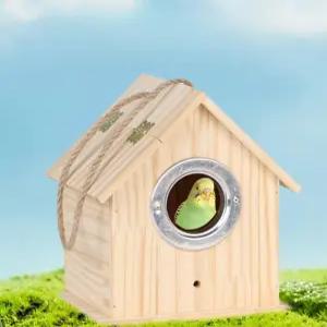 앵무새 새장 대형 사육상자 새집 나무둥지 새둥지 소형