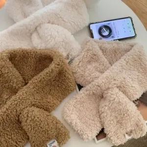 뽀글이 머플러 쁘띠 양털 목도리 겨울 후리스 방한 스카프 넥워머