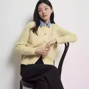 빈폴 레이디스 셔틀랜드 카디건 옐로우 BF5X5AC03E