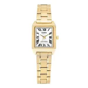 여성 Analog Square 메탈 손목 시계(LTP V007G 9BUDF)