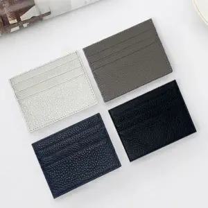 [하프클럽/]4컬러 심플 슬림 소가죽 포켓 카드지갑 명함지갑