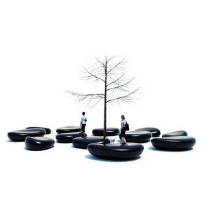 공원 의자 테라스 정원 옥상 조형물 싱글 3인용 조약돌 펜션 쇼핑몰 원목 원형 체어 좌석