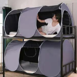 벙커텐트 접이식 2층침대 수면 동굴 가림막 학생 침대텐트
