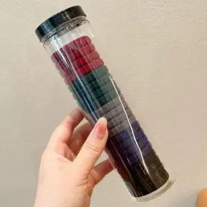 데일리 머리끈 20P 다크 머리고무줄 무매듭 헤어끈