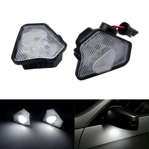 메르세데스 호환 W204 W212 W176 Canbus 9 SMD LED 측면 거울 웅덩이 조명 아래