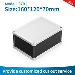 방수 전기 프로젝트 상자 내구성 IP68 알루미늄 전자 인클로저 DIY 접합 하우징 L07B 160x120mm