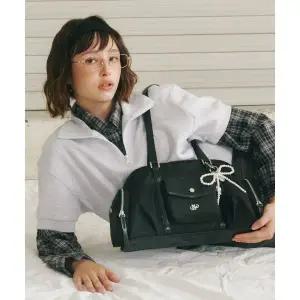 마스마룰즈 MASMARULEZ Lumi nylon shoulder bag Black 5015752199 232415