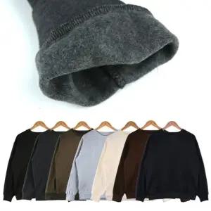 기모안감 맨투맨티셔츠 겨울티셔츠 캐주얼 단색티