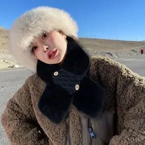 니트포인트 쁘띠 머플러 4color 겨울 퍼 머플러