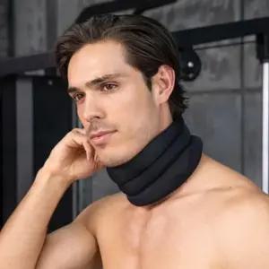 고품질 넥 지지대 길이 조절 목근육 고정 벨트 바른자세 근육 고정 (WFKDFVU)