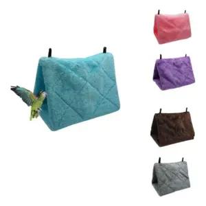 앵무새 방한 동지 새장 새용품 새집 삼각 해먹 소형 벨벳 하우스 보온