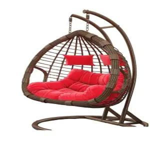 스윙 그네 의자 거실 흔들 야외 정원그네 원목 행잉