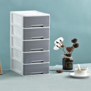 다층 서랍형 데스크탑 정리함 화장품 수납 캐비닛 학생 기숙사 가정용 플라스틱 재질 다양한 색상