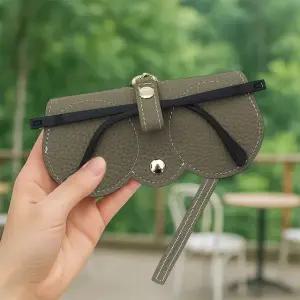 고품질 트렌디 소가죽 선글라스 케이스 안경집 파우치  안경케이스 (WFKDZ20)