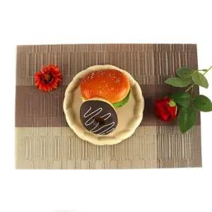 북유럽식탁매트 방수 테이블매트 커피줄무늬 식탁보 WFIMLJS