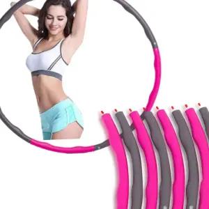 L66 실내 홈트 뱃살 조립식 에어폼 훌라후프 홈트 지