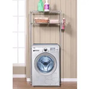 세탁기위수납선반 세탁실선반 실버세탁실선반 스틸세탁기선반 (WFKDJ2Z)