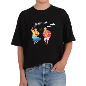 반팔티 알로하 여행 하와이 aloha 다양한색상 전사이즈 (WFKC8ES)