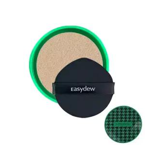 대웅제약 이지듀 기미쿠션 21호 멜라 비 토닝 앰플 리필 15g+케이스(하운드체크에디션)