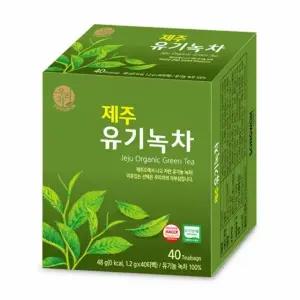 제주 40티백 유기녹차 송원 무배 (WFKC249)