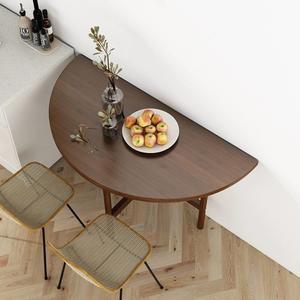 반원형 테이블 접이식 식탁 커피 다용도 엔틱 형 주방 인테리어