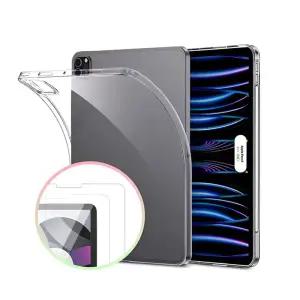 아이패드 프로13 M4 젤리 케이스+강화유리 2매 세트커버 보호 키보드 액정필름 태블릿용품 액세서리