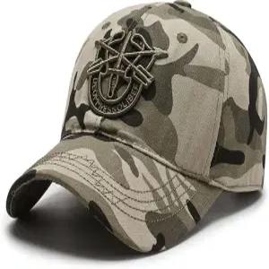 미 육군 특수부대 야구 모자 자수로 군용 위장하기