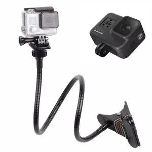 GOPRO9 악세서리 플랙시블 클램프 마운트 구스넥 집게액션캠 고정 액션 소품 부품 악세사리 서사리 보호