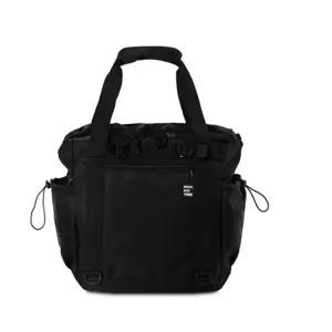 캐주얼 빅 토트백 데일리 스트링 수납 가방 블랙 (WFKDXX4)